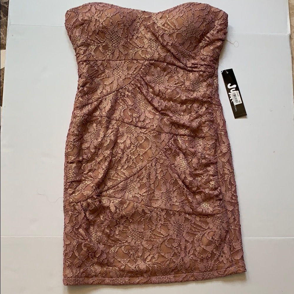 Jump apparel Sleeveless mauve Dress